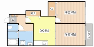 アルモニーメゾンⅡの物件間取画像